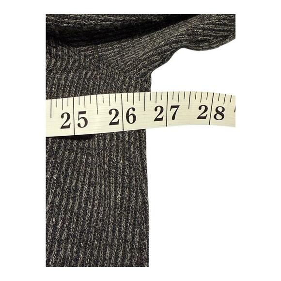 NEW Max Studio London Women's 2XL Black Gray V-Neck Tunic Sweater Long Sleeve - Picture 5 of 8